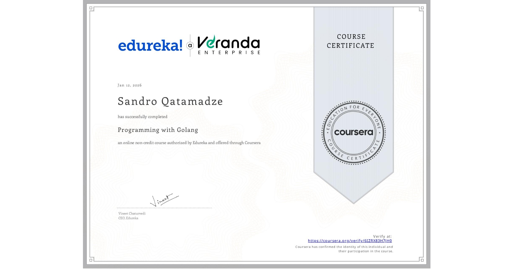 Golang Course